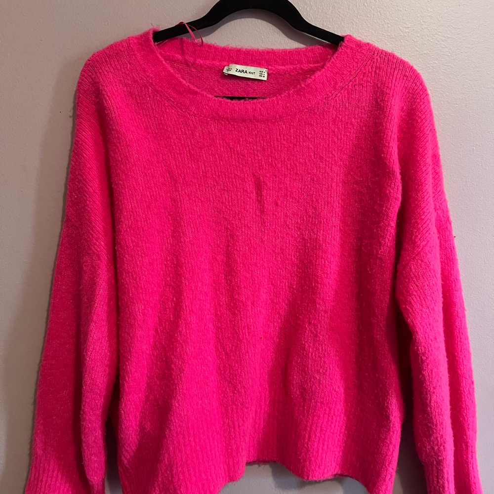 Zara Hot Pink Women's Sweater